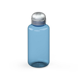 Trinkflasche Sports colour 0,7 l, transparent-blau