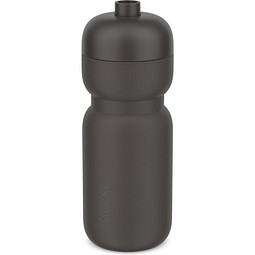 trinkflasche squeeze sport 600 ml - graphite black , schwarz