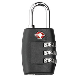 THANXX® Reiseschloss TSA, schwarz