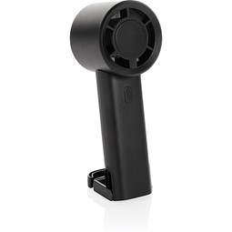 Twist wiederaufladbarer tragbarer Ventilator aus RCS rABS, schwarz