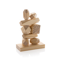 Ukiyo Crios hölzerne Balanciersteine im Etui, braun