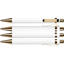 uma® ARCTIS GO Druckkugelschreiber, weiss