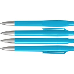 uma® BLOOM SI Druckkugelschreiber, cyan