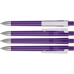 uma® CHECK frozen KG SI Druckkugelschreiber, violett