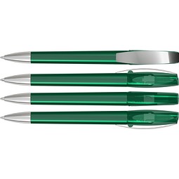 uma® CHILL transparent SI Drehkugelschreiber, dunkelgrün