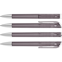 uma® EFFECT TOP transparent SI Drehkugelschreiber, grau