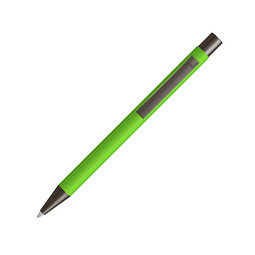 uma® Metall-Kugelschreiber Straight Gum, blaue Mine, apfelgrün