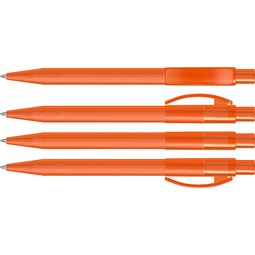 uma® PIXEL frozen Druckkugelschreiber, orange