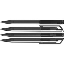 uma® POP transparent Drehkugelschreiber, anthrazit