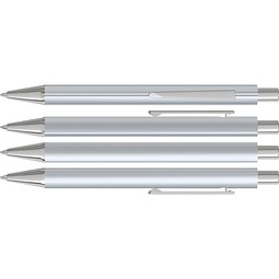 uma® PYRA Druckkugelschreiber, silber