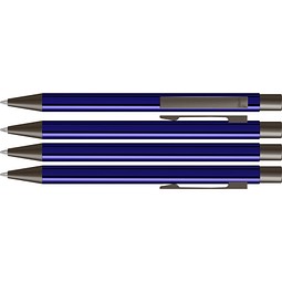uma® STRAIGHT Druckkugelschreiber, blau