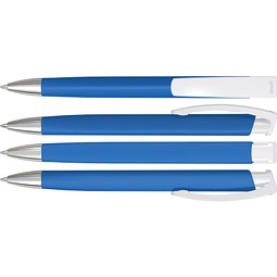 uma® TRINITY KG SI GUM Druckkugelschreiber, mittelblau