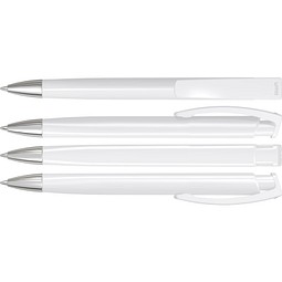 uma® TRINITY SI Druckkugelschreiber, weiss
