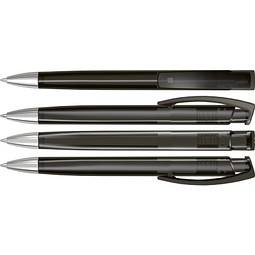 uma® TRINITY transparent SI Druckkugelschreiber, anthrazit