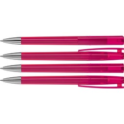 uma® ULTIMO transparent SI Drehkugelschreiber, magenta