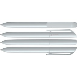 uma® VANE RECY Drehkugelschreiber, grau
