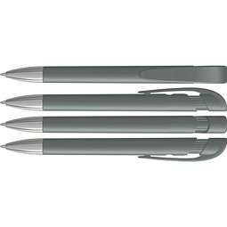 uma® YES F SI Druckkugelschreiber, grau