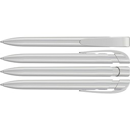uma® YES LUX Druckkugelschreiber, silber