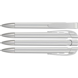 uma® YES LUX SI Druckkugelschreiber, silber