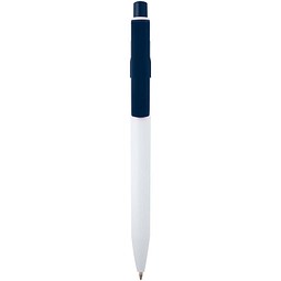 Unica Kugelschreiber aus recyceltem Kunststoff (schwarze Mine), navy