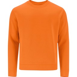 Unisex Sweatshirt mit Rundhalsausschnitt – Klassischer Crewneck, L, ORANGE