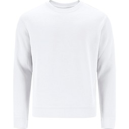 Unisex Sweatshirt mit Rundhalsausschnitt – Klassischer Crewneck, XL, WEISS