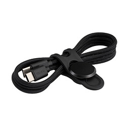 USB-C Kabel mit Kabelbinder REEVES-CONVERTICS TIE, schwarz