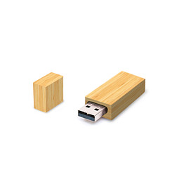 USB Stick Holz Bar 1 GB, bambus hell
