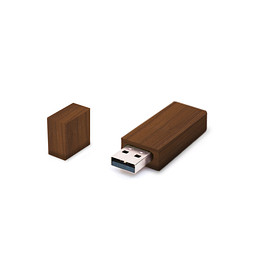 USB Stick Holz Bar 4 GB, walnuss