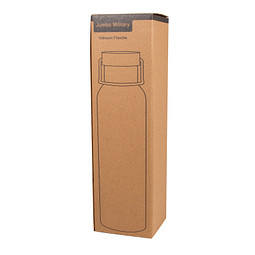Vakuum-Isolierflasche JUMBO MILITARY,silber
