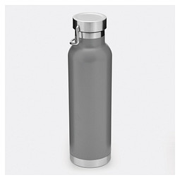 Vakuum-Isolierflasche MILITARY,grau