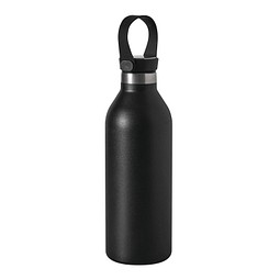 Vakuum-Isolierflasche STEEL LOOP,schwarz