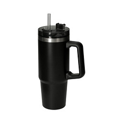 Vakuumbecher Tampa, 800 ml, schwarz