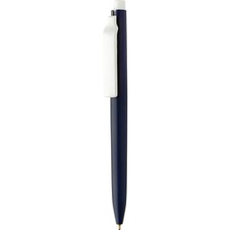 Vibe GRS-zertifizierter rABS-Stift mit Ultra-Glide-Tinte, navy blau, weiß