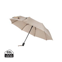 VINGA Baltimore AWARE™ RPET 21“ Regenschirm, greige