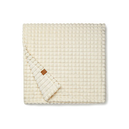 VINGA Branson Decke aus GRS recyceltem PET, beige