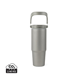 VINGA Eos Trek 880ml Flasche aus RCS rec. Stainless-Steel, grau, grau