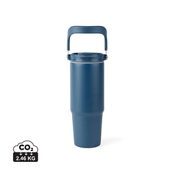 VINGA Eos Trek 880ml Flasche aus RCS rec. Stainless-Steel, navy blau, navy blau