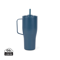 VINGA Eos Voyager 800ml Flasche aus RCS rec. Stainless-Steel, navy blau, navy blau