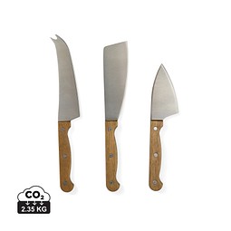 VINGA Käsemesser-Set Story of Cheese, grün