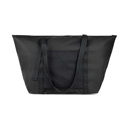VINGA Livorno Wochenendtasche aus GRS recyceltem Polyester, schwarz