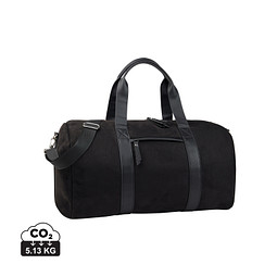 VINGA Marlow Wochenendtasche RCS aus recyceltem Polyester, schwarz