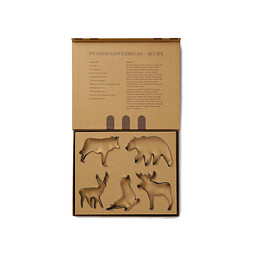 VINGA Nordic Big 5-tlg. Ausstechformen-Set, grau