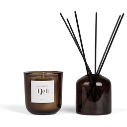 VINGA Nordic Essence Ambiente-Set, off white, dunkelbraun