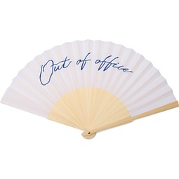 VINGA Out-of-office Handfächer, weiß, navy blau