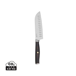 VINGA Tara Santoku-Messer aus RCS recyceltem Stahl, Stahl, schwarz