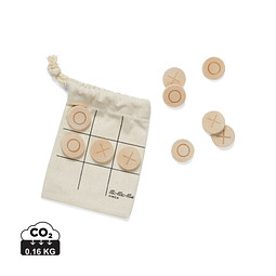 VINGA Tic-Tac-Toe Mini-Spiel, braun