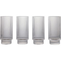 VINGA York Highball, 4-tlg. Set, transparent