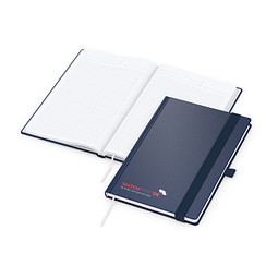 Geiger-Notes Vision-Book A5 Bestseller, inkl. Siebdruck, blau