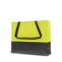 Joytex® Vlies-Umhängetasche, lemon/anthrazit